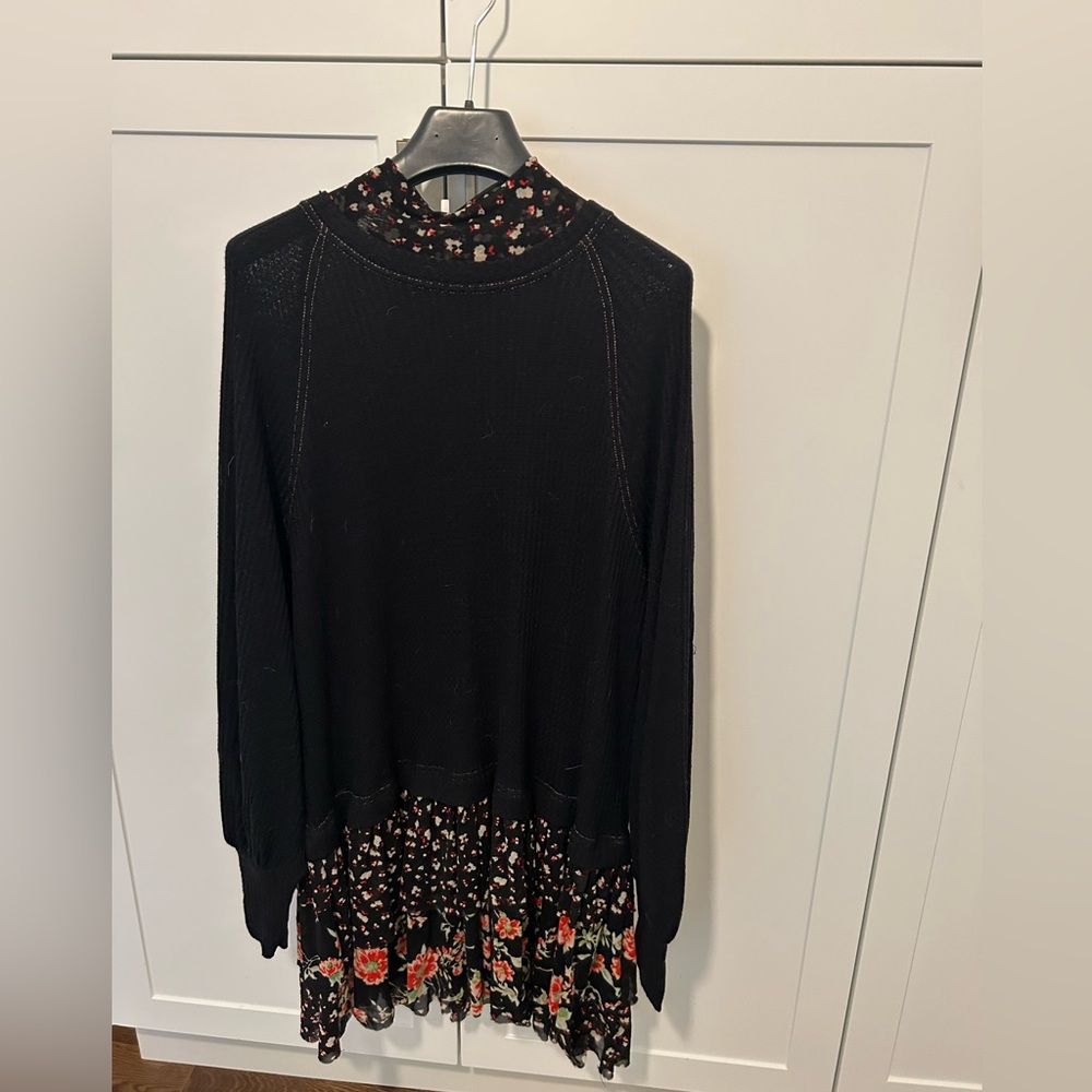 Free people sweater combo dress